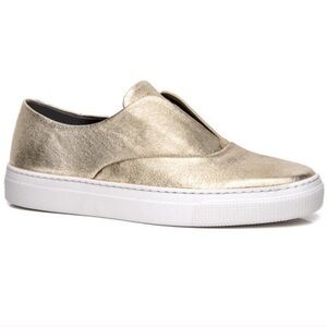 ZCD MONTREAL • Gold Hamilton Sneakers Shoes In Oro